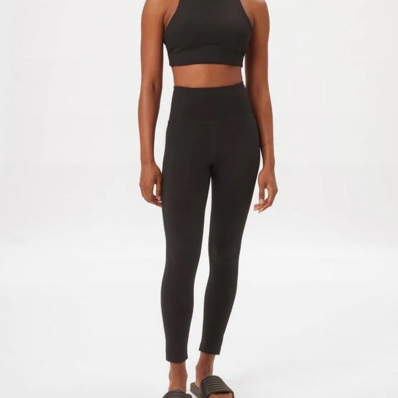 Girlfriend Collective grey compressive high rise leggings - Picture 2 of 4